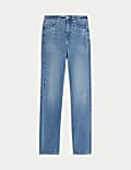Magic Shaping High Waisted Straight Leg Jeans