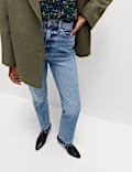 Premium High Rise Authentic Slim Jeans