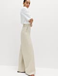 Cotton Rich Wide Leg Chinos