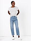 Boyfriend Jeans with Stretch