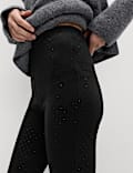 Diamante High Waisted Leggings