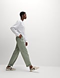 Cotton Rich Straight Leg Ankle Grazer Chinos