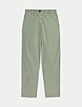 Cotton Rich Straight Leg Ankle Grazer Chinos