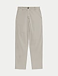 Cotton Rich Straight Leg Ankle Grazer Chinos