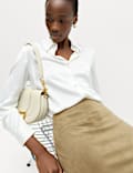 Faux Suede Mini Skirt