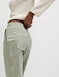 Cotton Blend Slim Fit Joggers