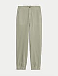 Cotton Blend Slim Fit Joggers