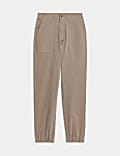 Cotton Blend Slim Fit Joggers