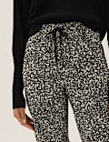 Linen Rich Tapered Ankle Grazer Trousers