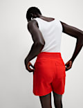 Pantal&oacute;n deportivo corto de punto de algod&oacute;n