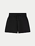 Pantalón deportivo corto de punto de algodón