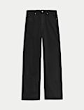 Jeans met brede pijpen