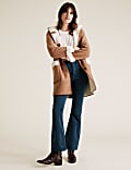 Magic Shaping Cord High Waisted Flared Trousers