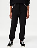 Cotton Rich Drawstring Cuffed Joggers