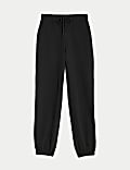 Cotton Rich Drawstring Cuffed Joggers