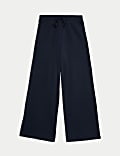Cotton Rich Brushed Wide Leg Joggers