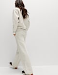 Cotton Rich Brushed Wide Leg Joggers