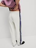 Cotton Rich Retro Side Stripe Joggers