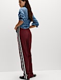 Cotton Rich Retro Side Stripe Joggers