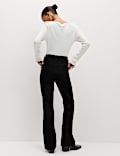 Cotton Rich Cord Flared Slim Fit Trousers