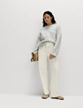 Cotton Rich Cord Wide Leg Trousers