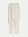 Linen Rich Tapered Trousers