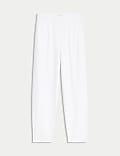 Linen Rich Tapered Trousers