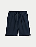 Linen Rich High Waisted Shorts
