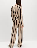 Striped Wide Leg Trousers