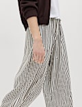 Printed Pull On Wide Leg Culottes