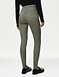 Pull-on-Jeggings mit hohem Bund