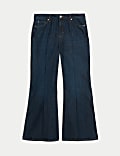 Mid Rise Flared Jeans