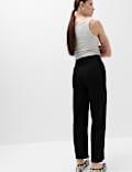 Cotton Rich High Waisted Carrot Leg Jeans
