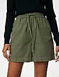 Pure Cotton High Waisted Shorts