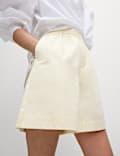 Pure Cotton High Waisted Shorts