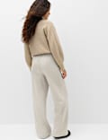 Cotton Rich Wide Leg Joggers
