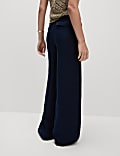 Pure Linen Wide Leg Trousers