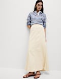 Denim Maxi Skirt