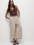 Geometric Wide Leg Culottes