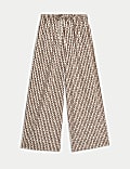 Geometric Wide Leg Culottes