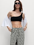 Geometric Wide Leg Culottes