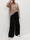 Super Wide Leg Palazzo Joggers