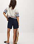 Pure Linen High Waisted Shorts