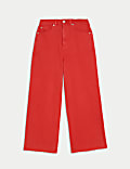 Wide Leg Cropped Jeans