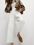 Wide Leg Cropped Jeans