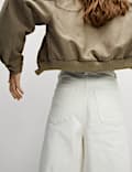 Wide Leg Cropped Jeans