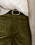 Cord Wide Leg Trousers