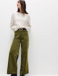 Cord Wide Leg Trousers