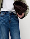 Mid Rise Barrel Jeans