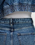 Relaxed Mid Rise Barrel Jeans